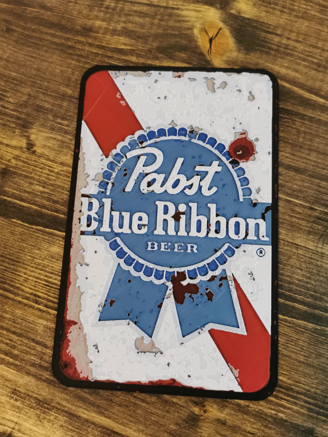 Pabst beer advertisement sign - photo 2