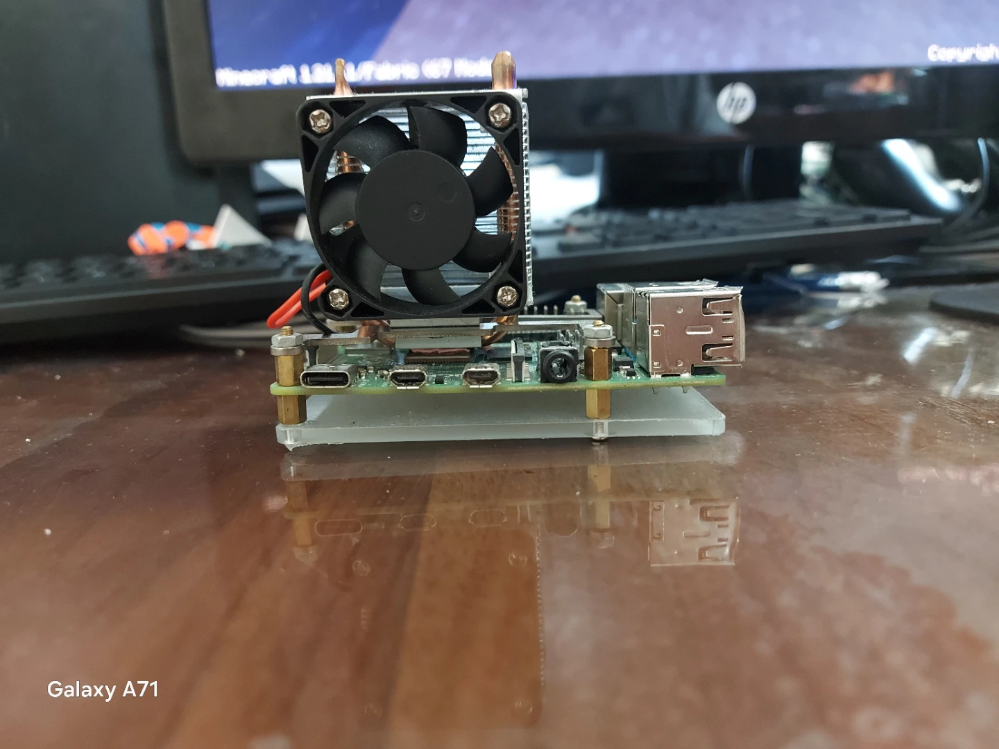 Raspberry Pi 4B with Heatsink and Fan