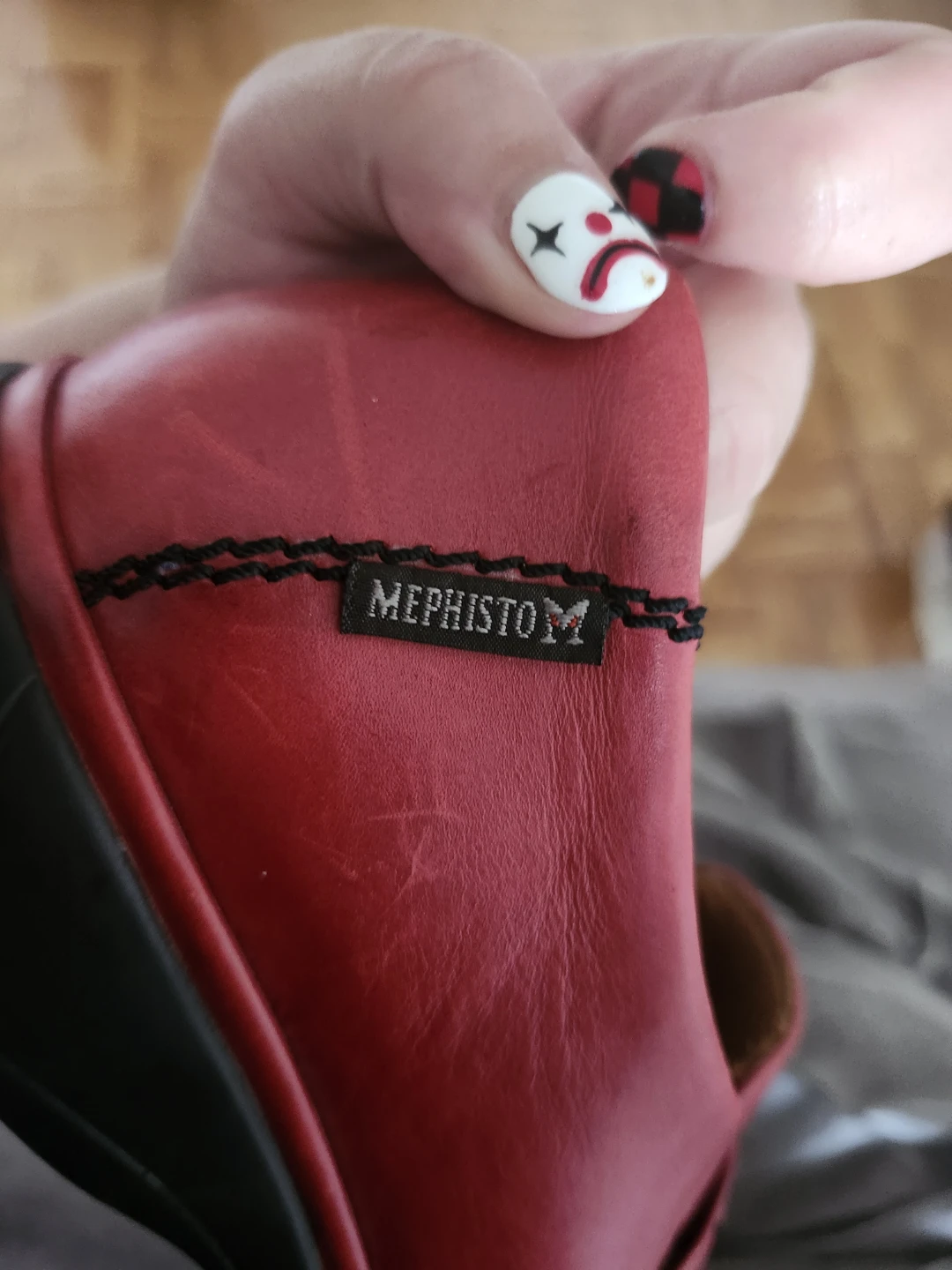 Mephisto Red Leather Loafers - photo 2