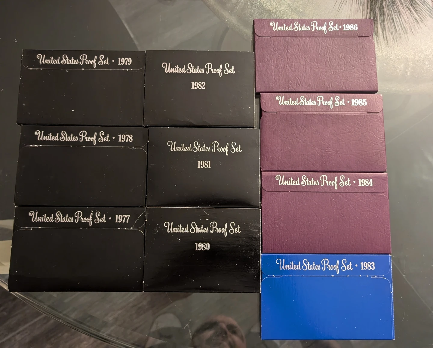 Proof Set U.S. Mint 10 years 1977-1986 - photo 4