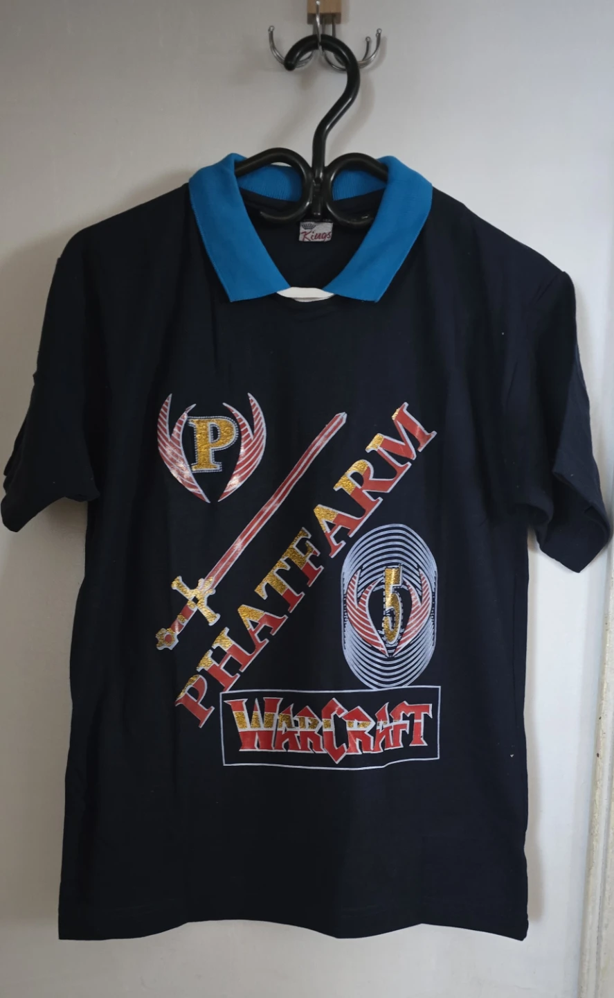 $7 for 2 Orange and Navy Graphic T-Shirts