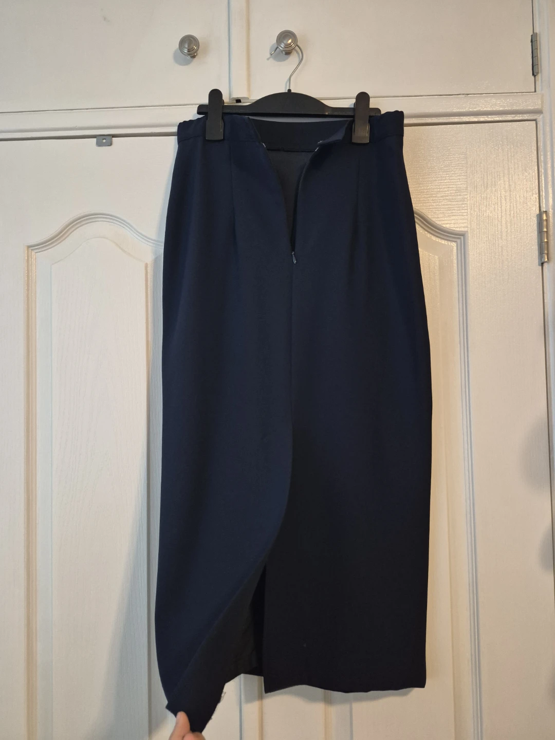 Zahra Petite Navy Pencil Skirt - photo 3