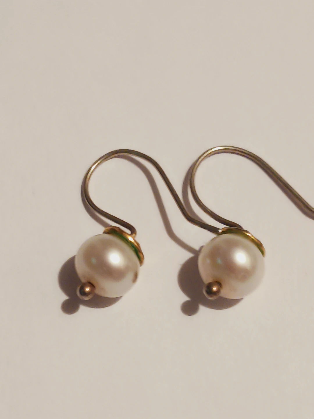 Sterling Silver 925 Genuine Freshwater Pearl Drop Earrings