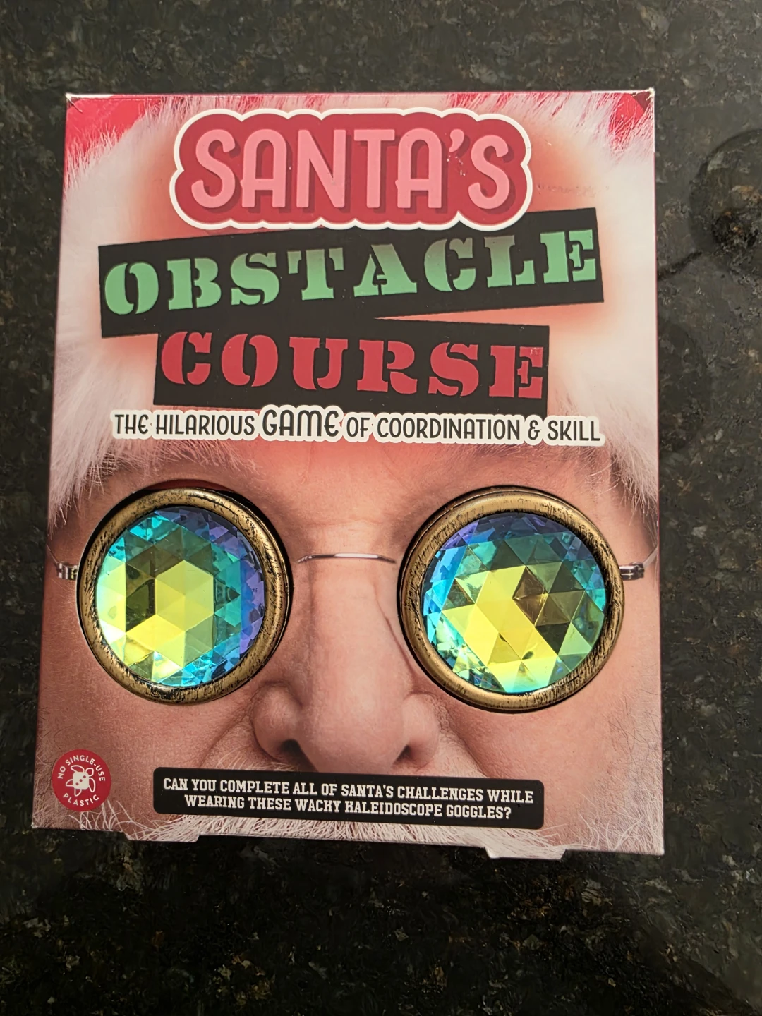 Santa's Obstacle Course Kaleidoscope Goggles & Challenge Game