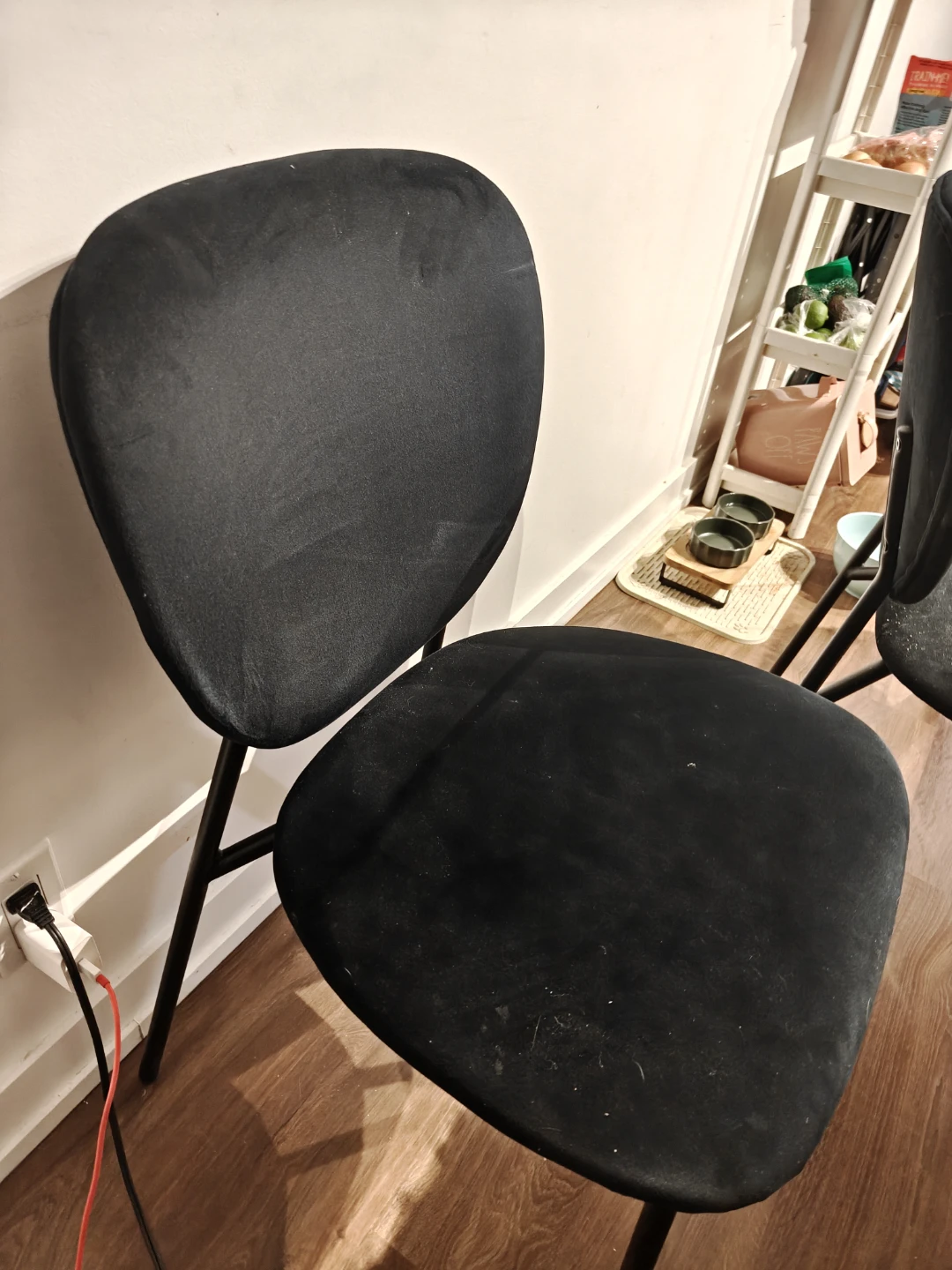 Oval Glass Dining Table with 4 Black Chairs - photo 3