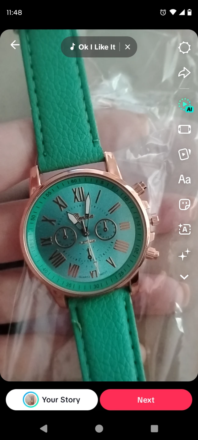 Mint Green Women's Watch