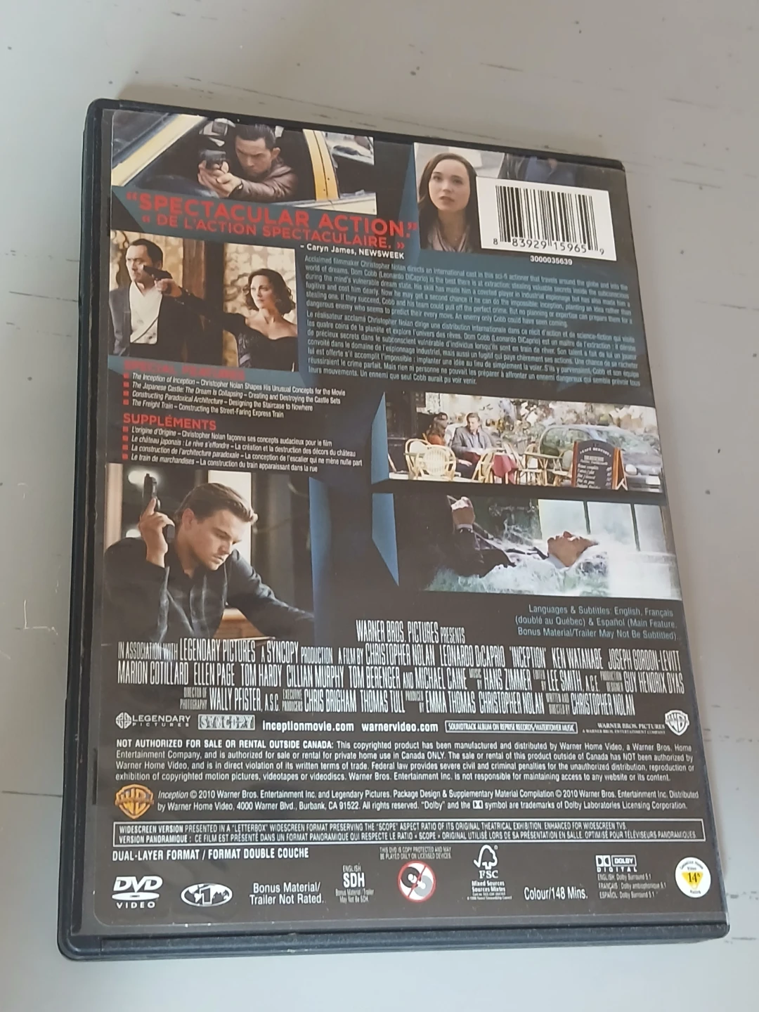 Inception Origine DVD - photo 3