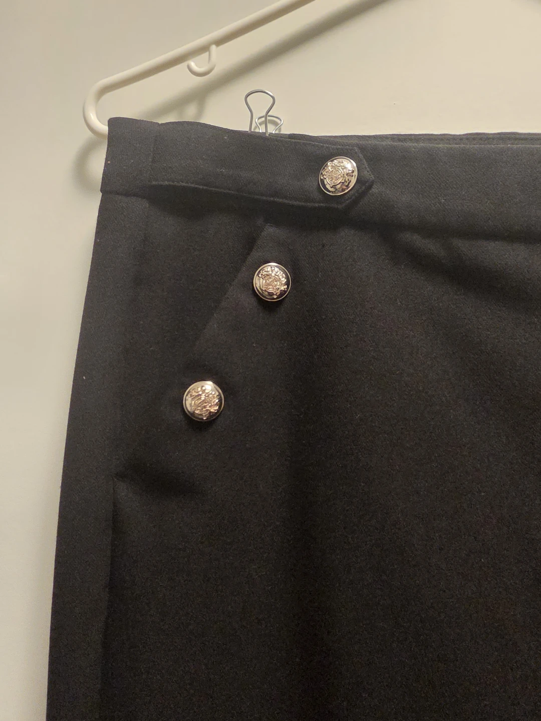 Laura Petites Black Button Detail Pants - photo 3
