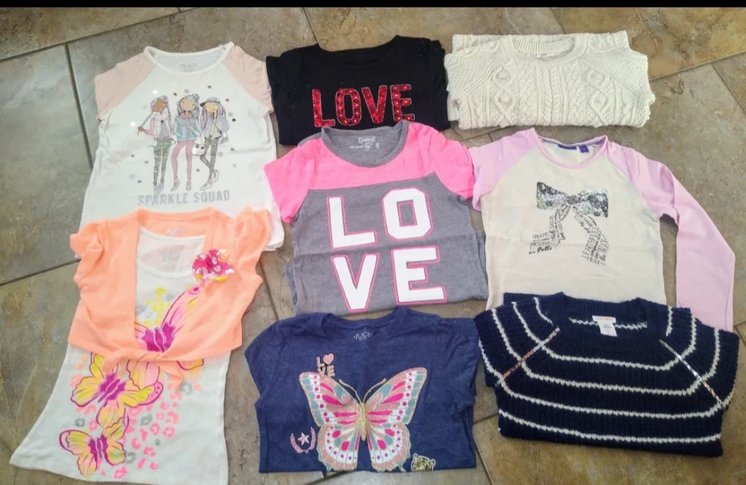 New Girl's Size 7/8 Shirts & Sweaters