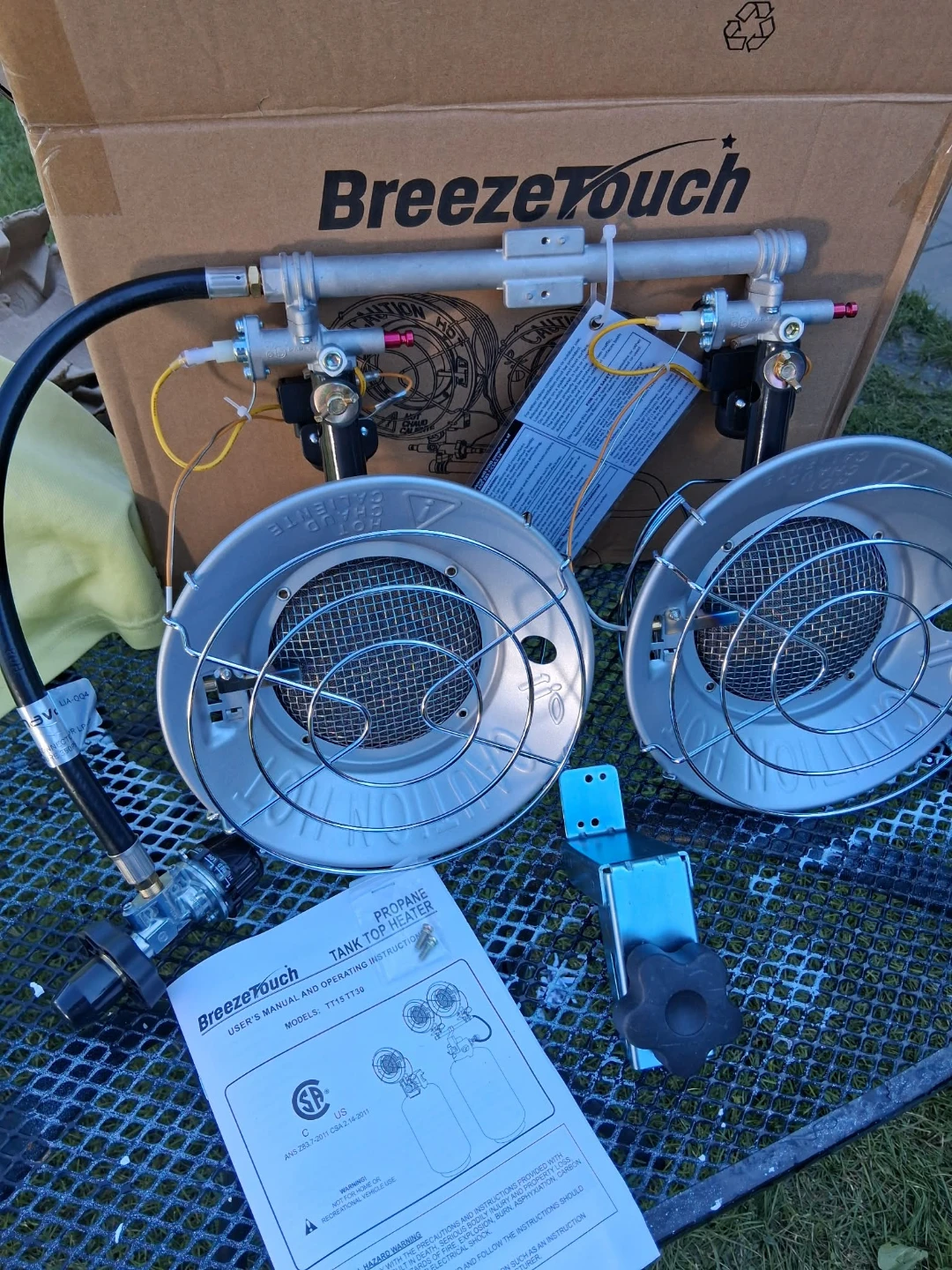 BreezeTouch Propane Tank Top Heater TT15 - photo 3
