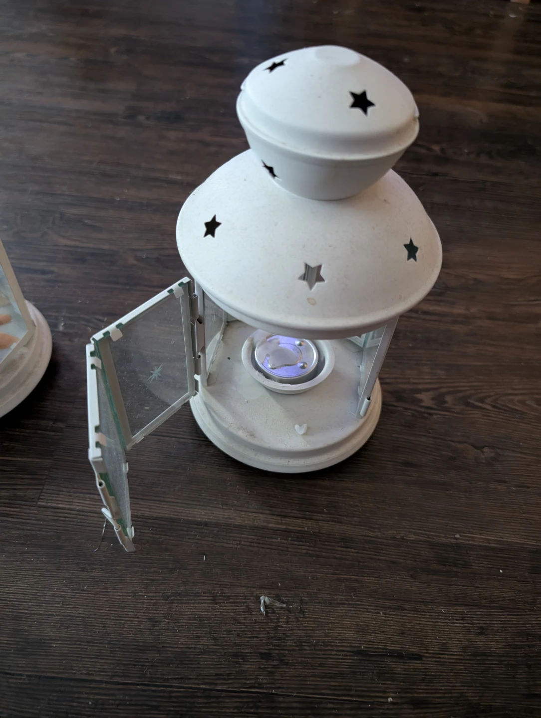 Pair of White Decorative Lanterns - photo 2