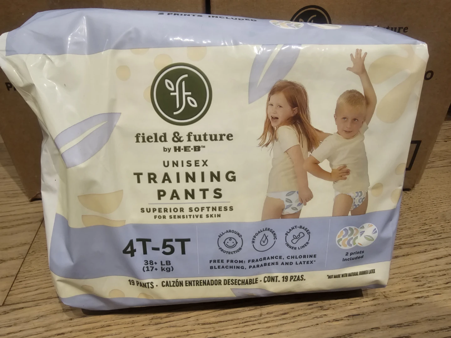 Field & Future by H-E-B Unisex Training Pants Size 4T-5T (19 ct)