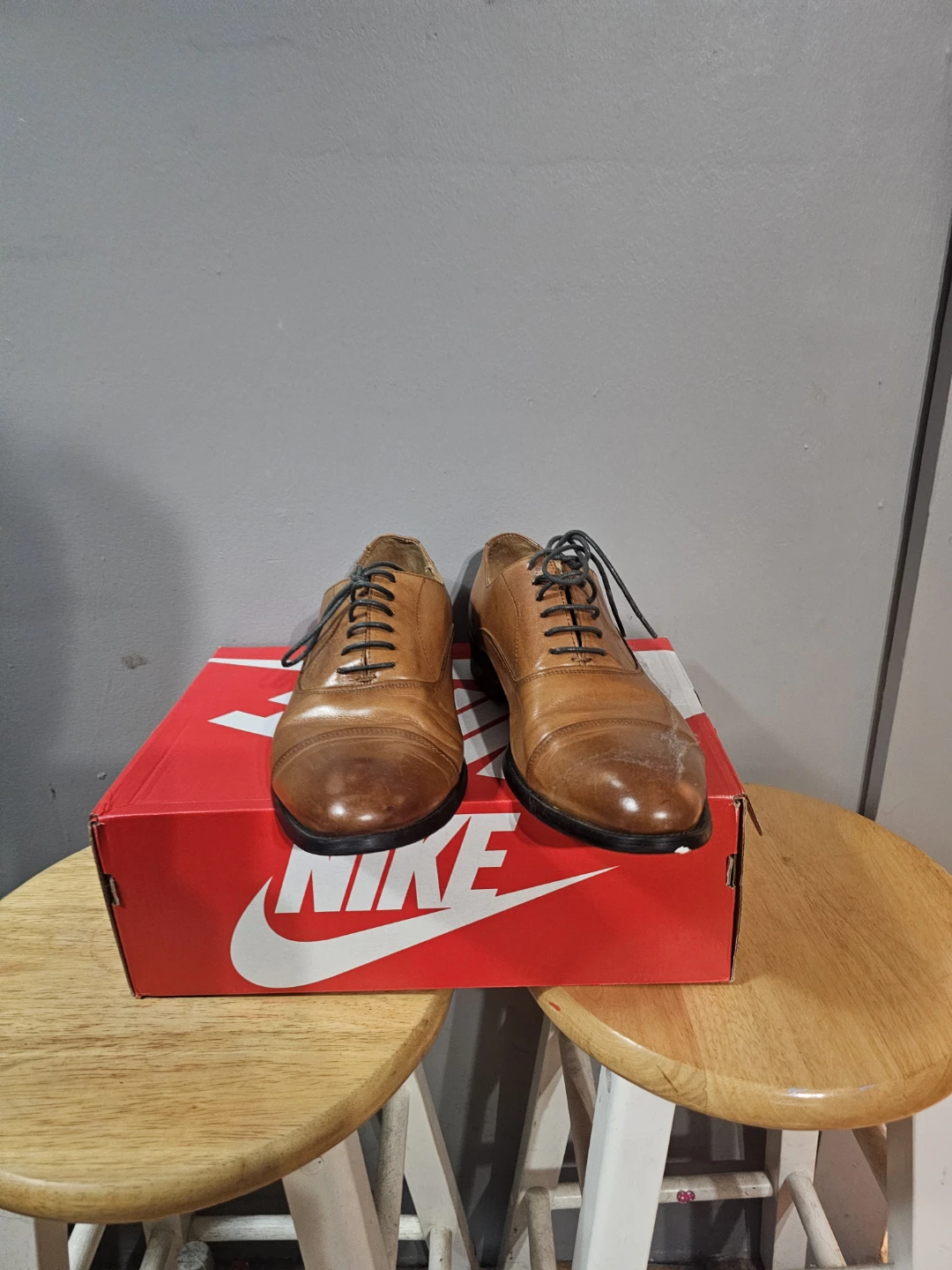 Marc Nolan "Justin" Cap Toe Oxford Shoes - Size 10