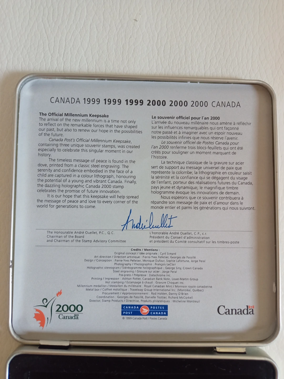 The Official Millennium Keepsake (1999–2000)