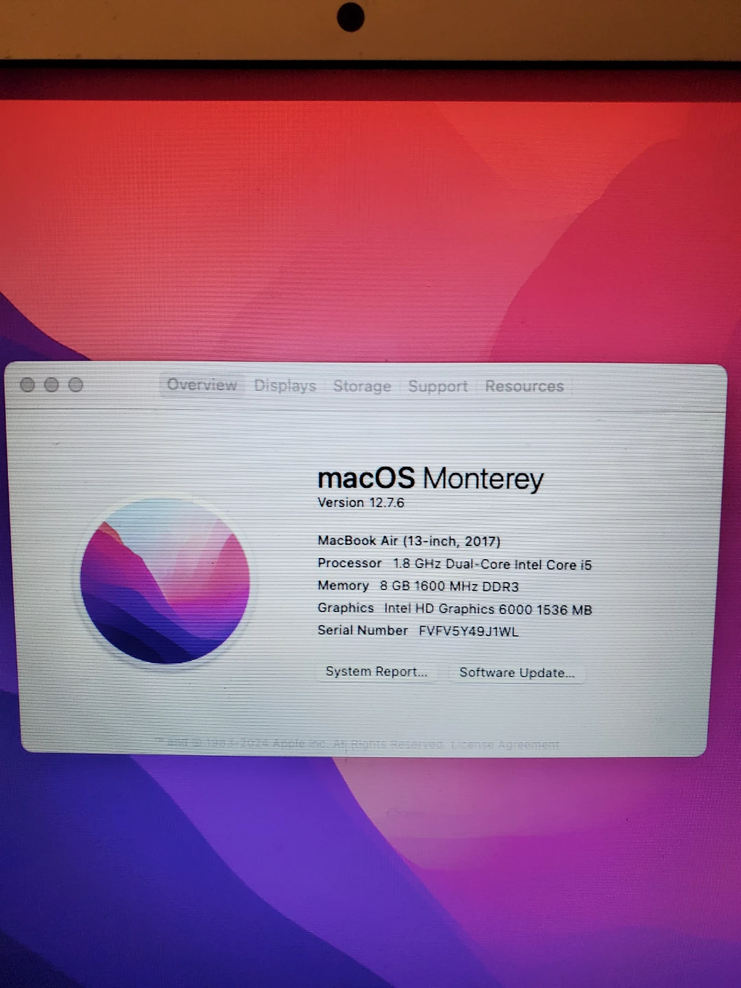 2017 Macbook Air 500gb SSD 8gb ram. - photo 2