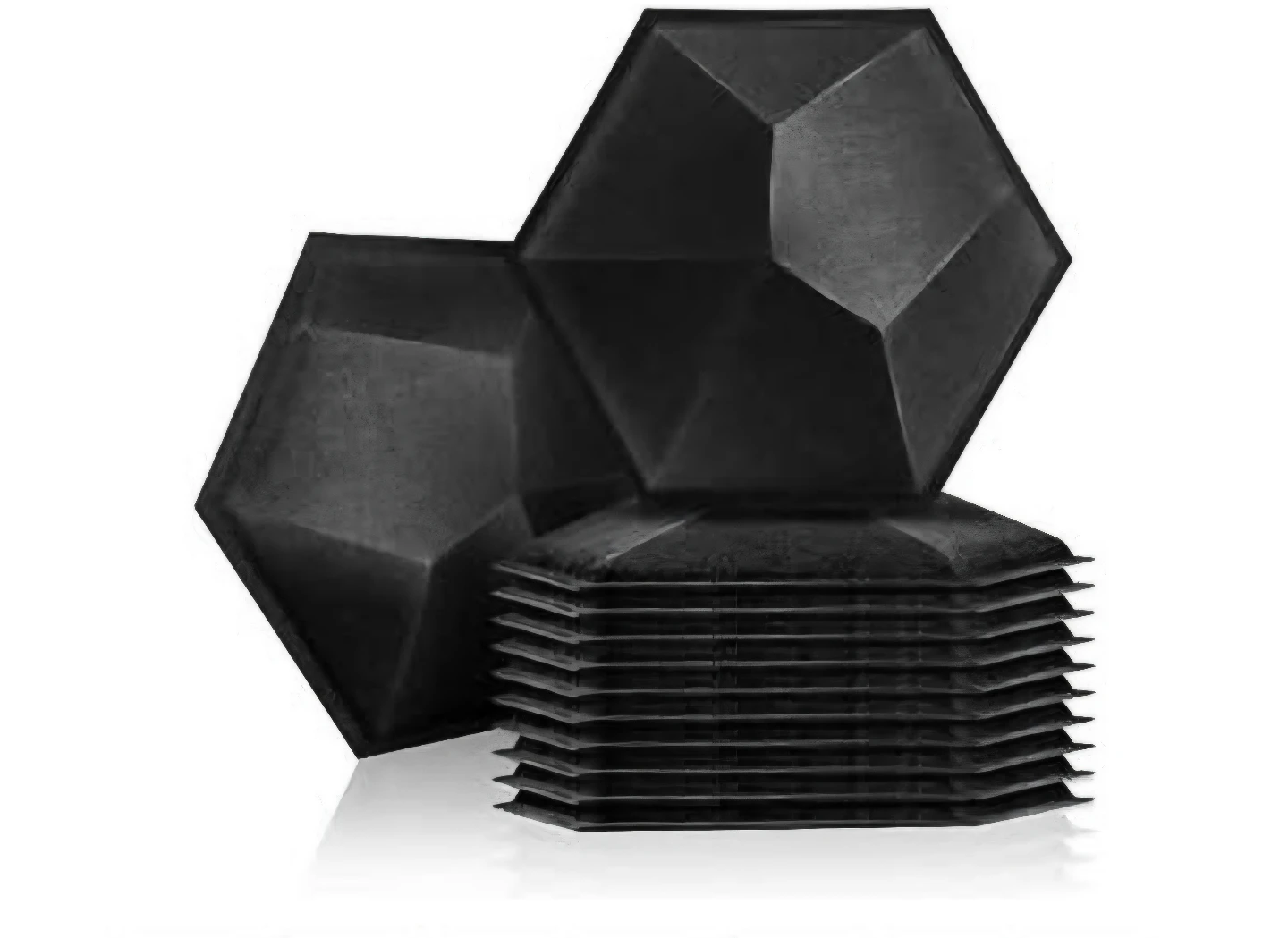 Sonic Acoustics Self-Adhesive 12 Pack Hexagon Acoustic
