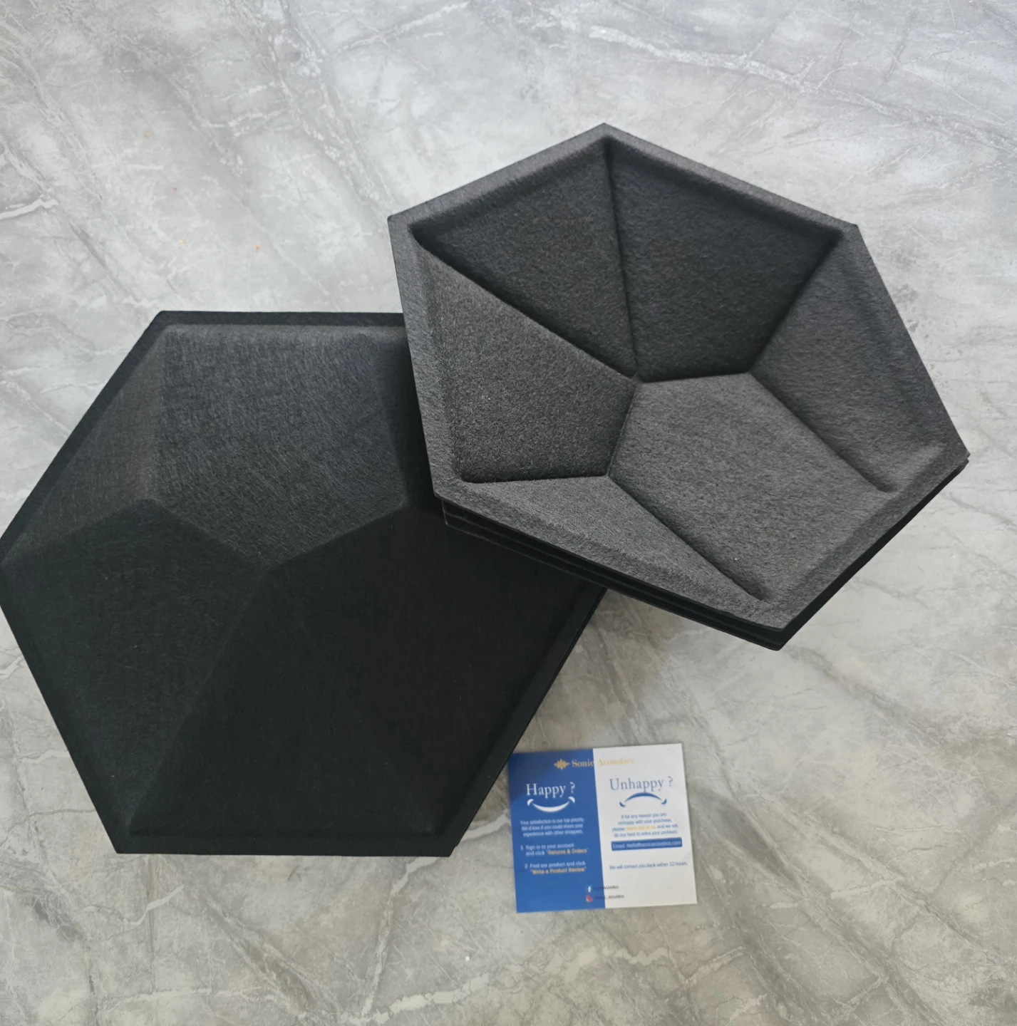 Sonic Acoustics Self-Adhesive 12 Pack Hexagon Acoustic - photo 3