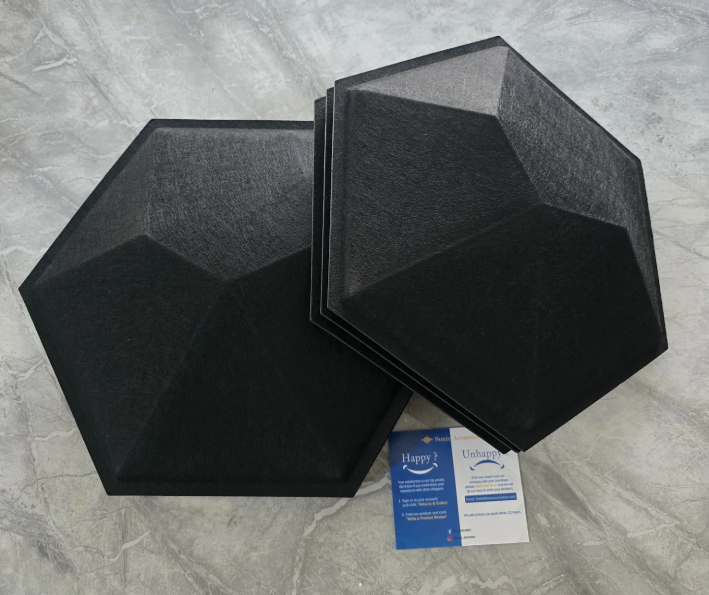 Sonic Acoustics Self-Adhesive 12 Pack Hexagon Acoustic - photo 4