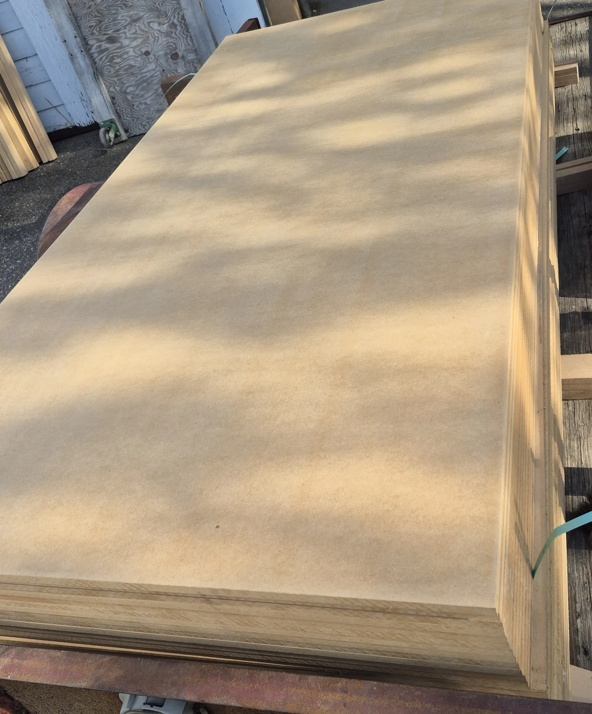 3/4 " mdf sheats $35 ea