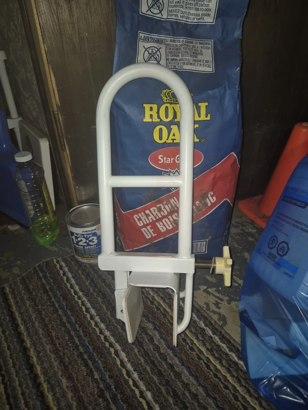 White  Bathtub Grab Bar