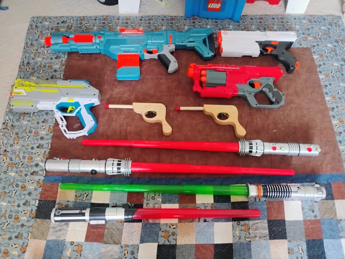 Nerf Guns and Lightsabers