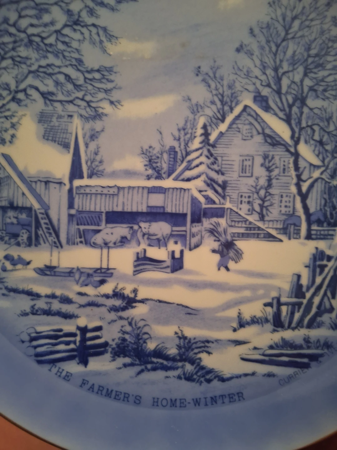 Set of 4 Decorative Plates - Winter Scenes - photo 5