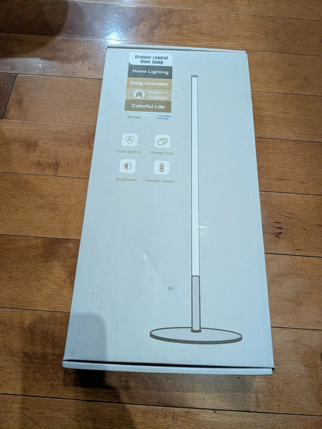 Marlrin Modern LED Corner Floor Lamp, Dimmable - photo 3
