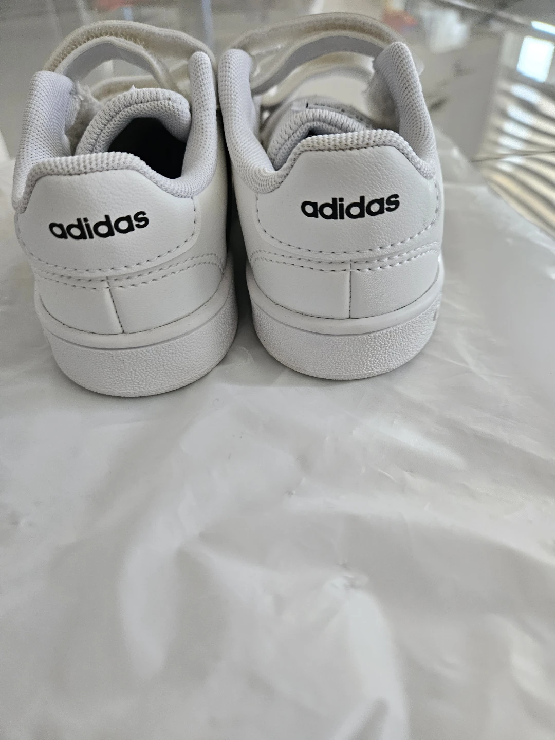 Adidas Grand Court Shoes - Toddler Size 5 - White/Black - photo 4