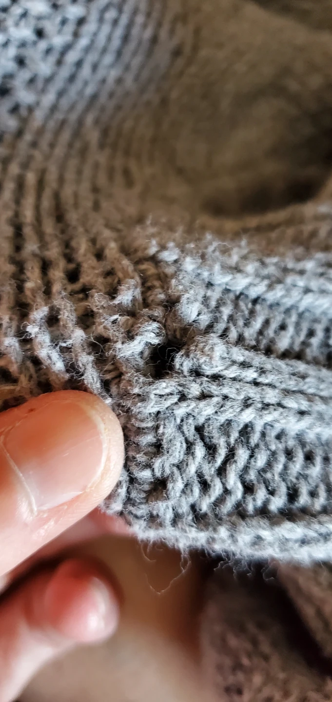 Grey Cable Knit Cowl Neck Sweater - photo 2