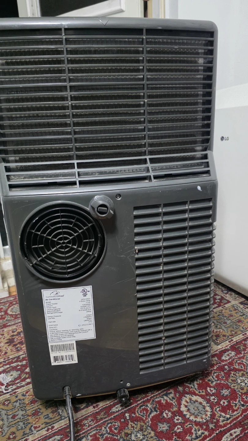 Commercial Cool 12000 BTU Portable Air Conditioner no remote. - photo 5