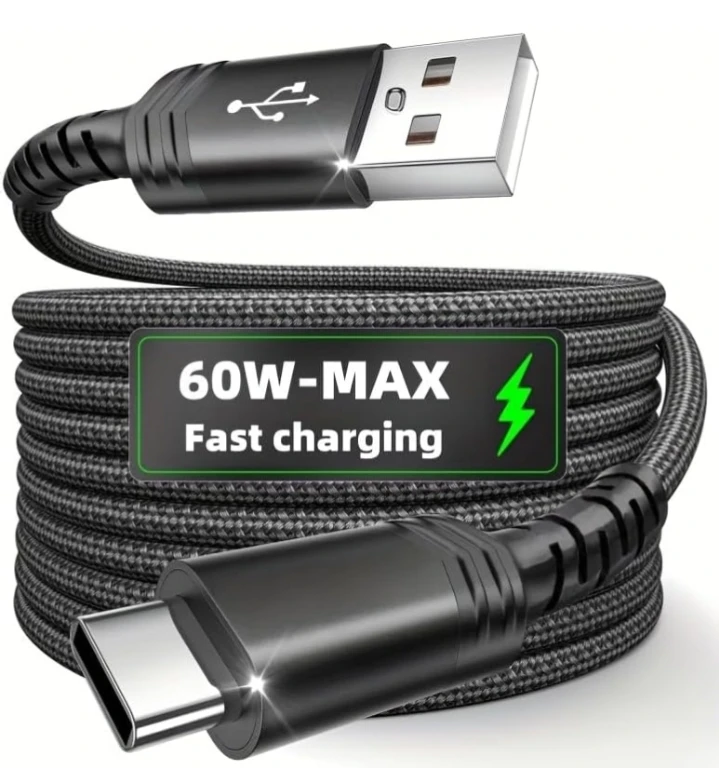USB C Cable Fast Charging 3.3ft Nylon Braided