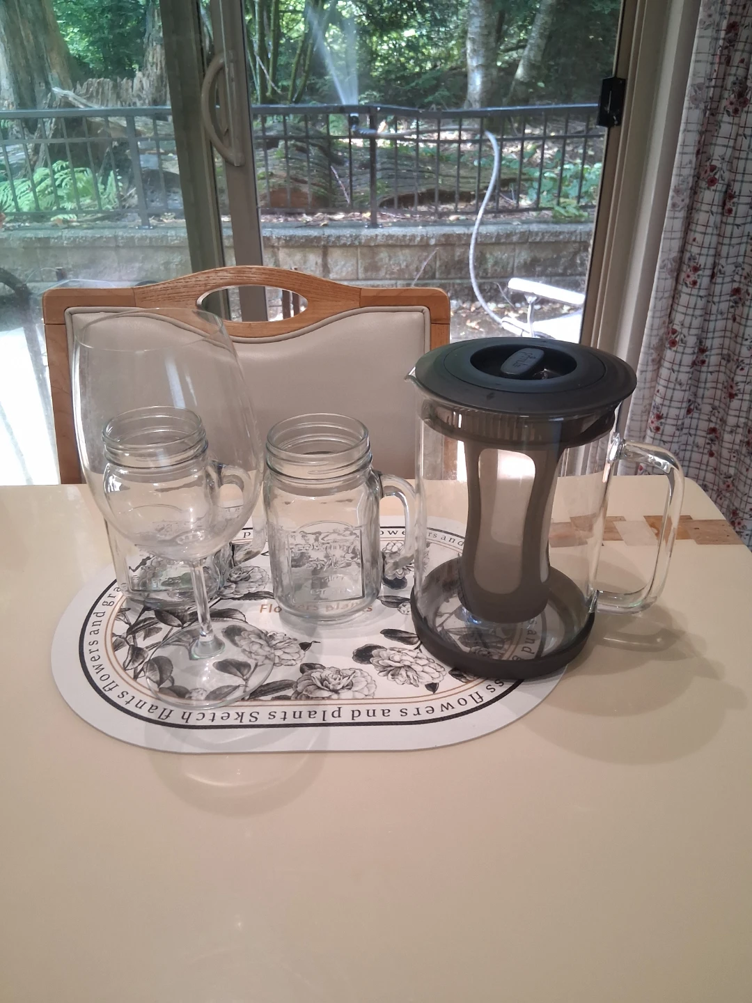 For Life glass Teapot with Infuser and Mugs - photo 2