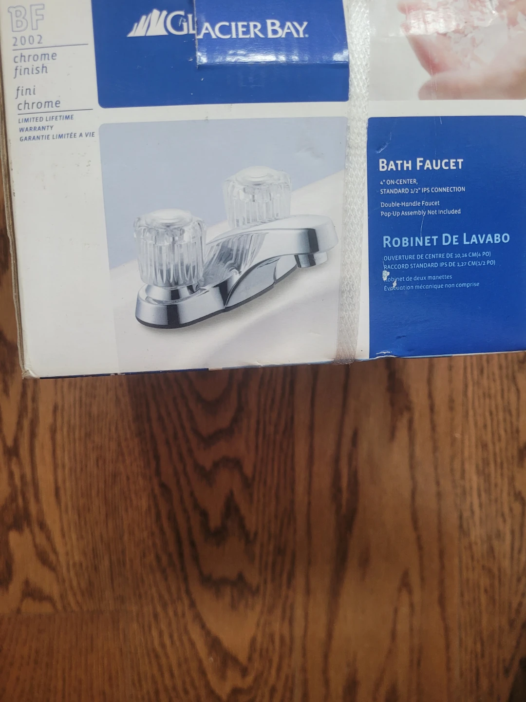 Glacier Bay Chrome Bath Faucet BF 2002 - photo 2