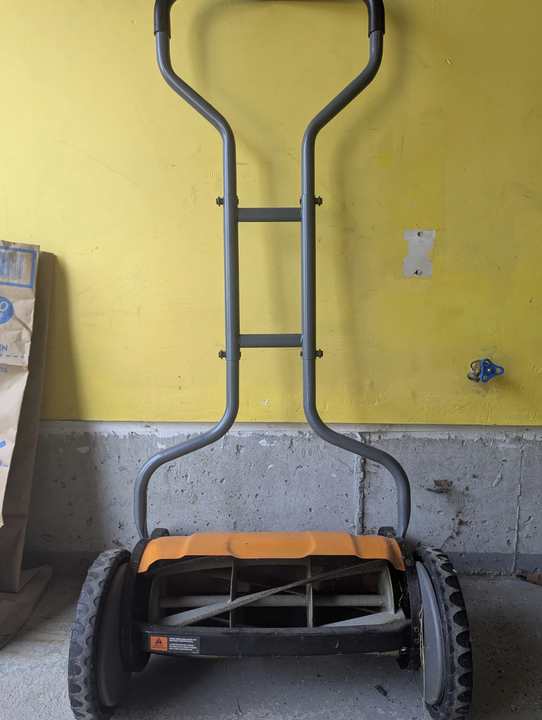 Orange Push Reel Mower - photo 2