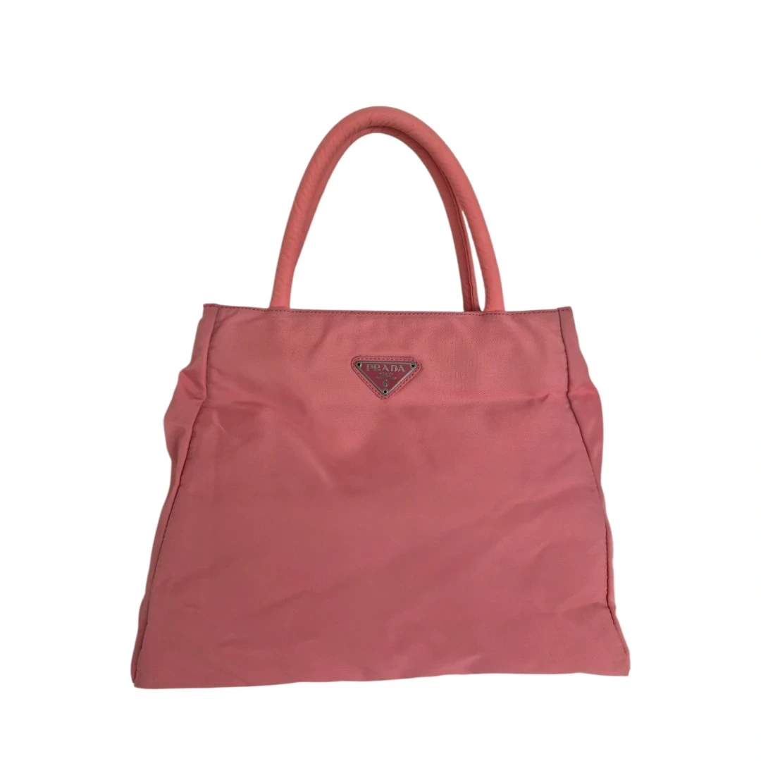 Prada Pink Tessuto Nylon Tote Bag