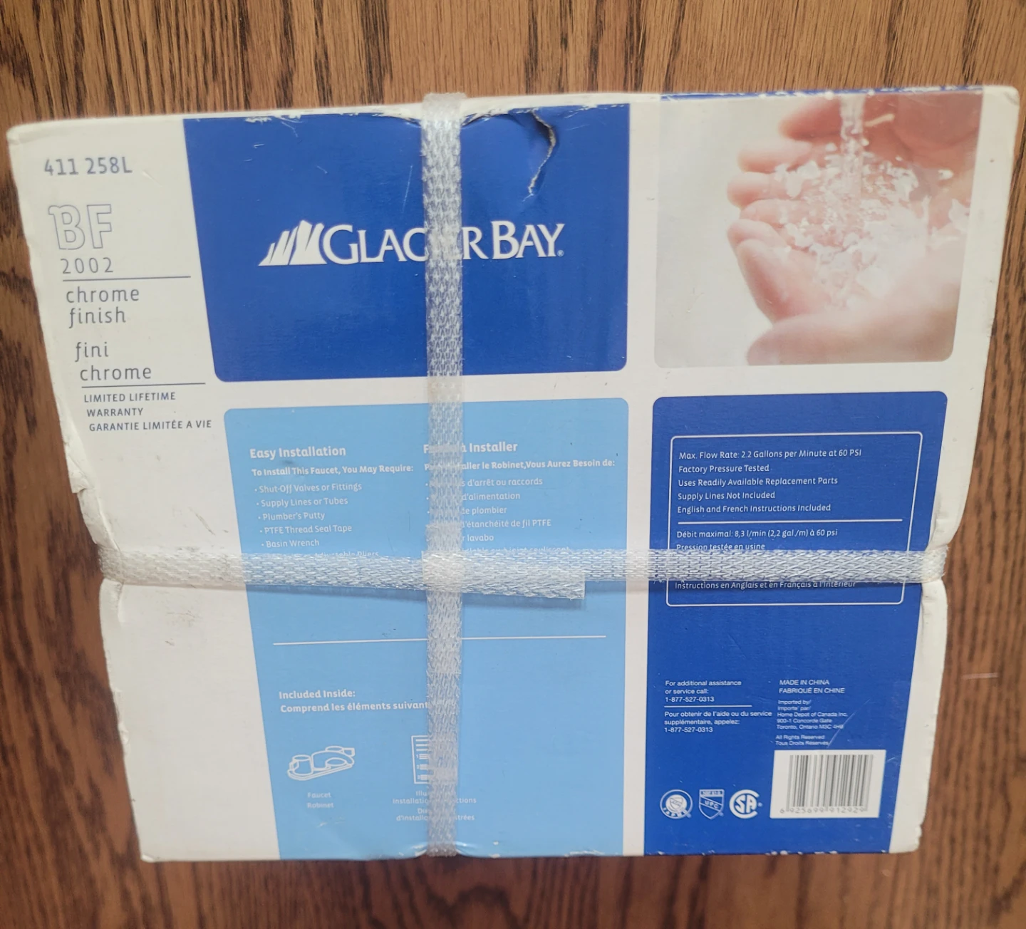 Glacier Bay Chrome Bath Faucet BF 2002 - photo 5