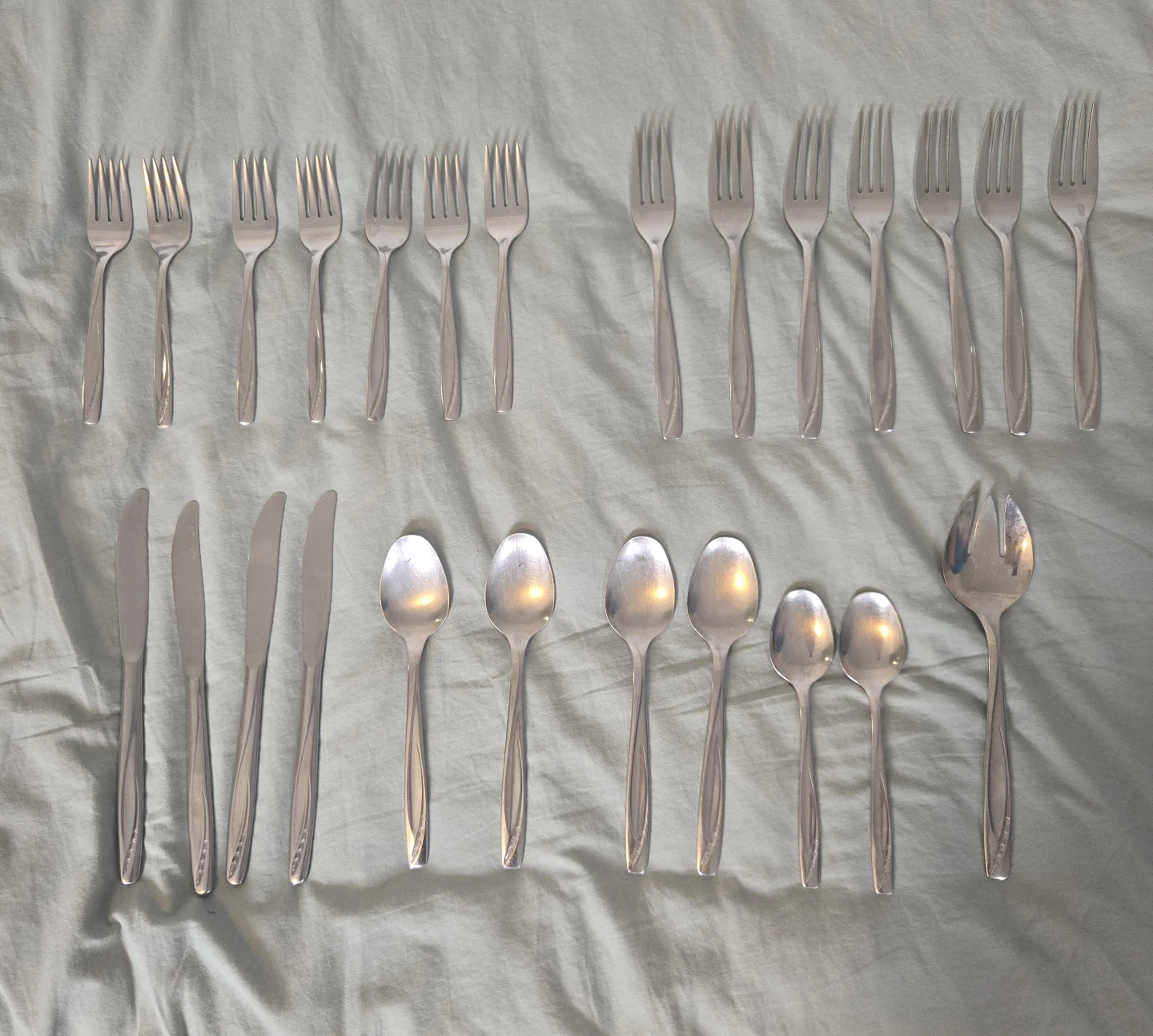 Vintage Cutlery or Flatware Set- partial