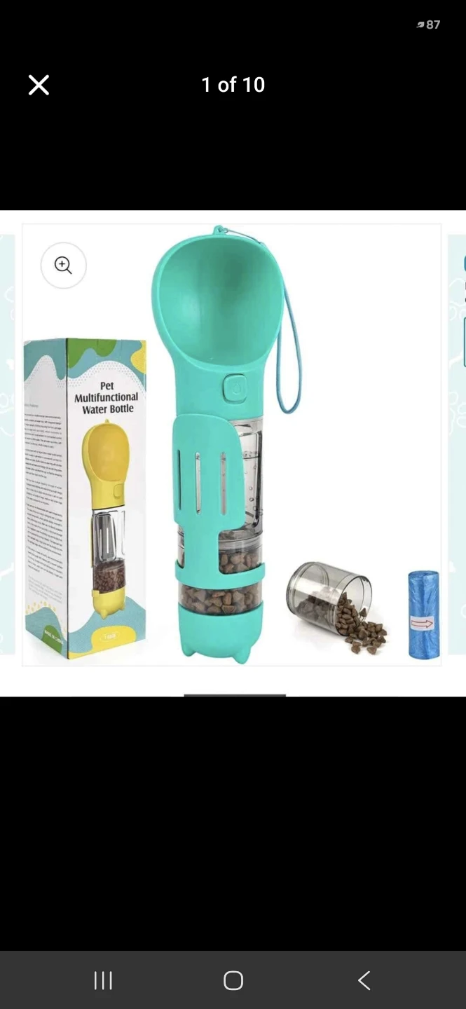 Pet Water Bottle & food dispenser