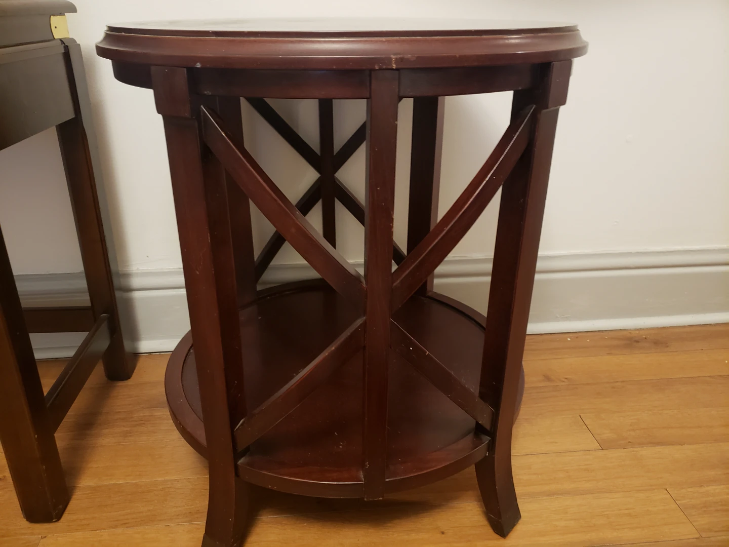 Bombay Company Side Table.  2ft d x 26"h