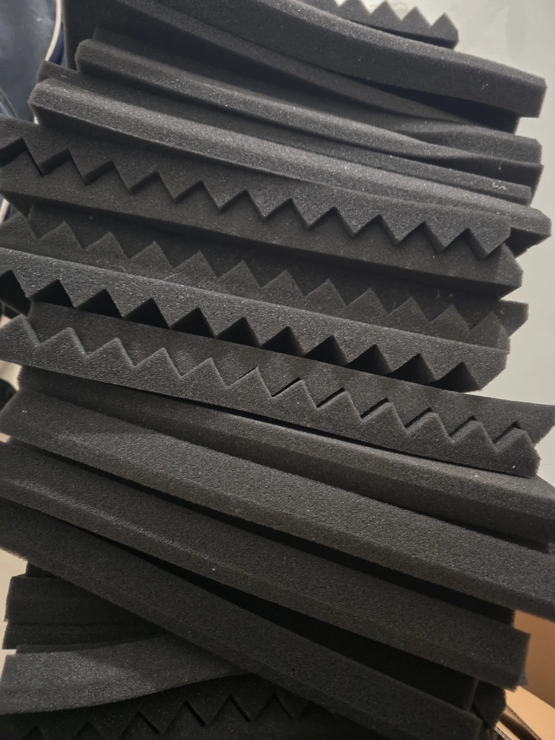 40 pcs. Stack of Black Acoustic Foam Panels - photo 2