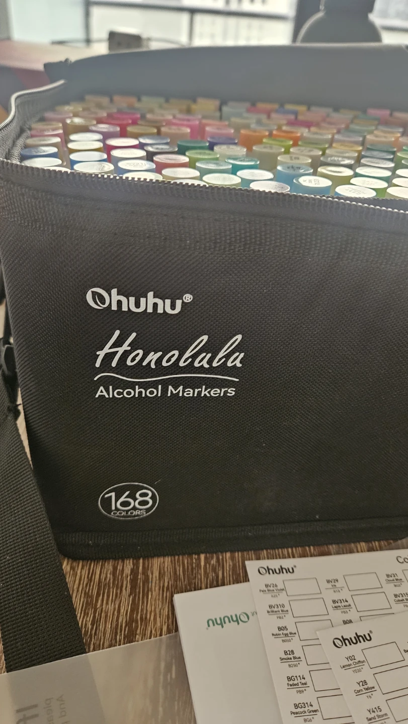 Ohuhu Honolala 168 Alcohol Markers Set with Case - photo 2