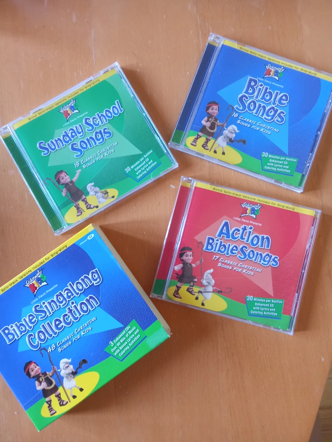 Collection of 3 Christian Kids Music CDs