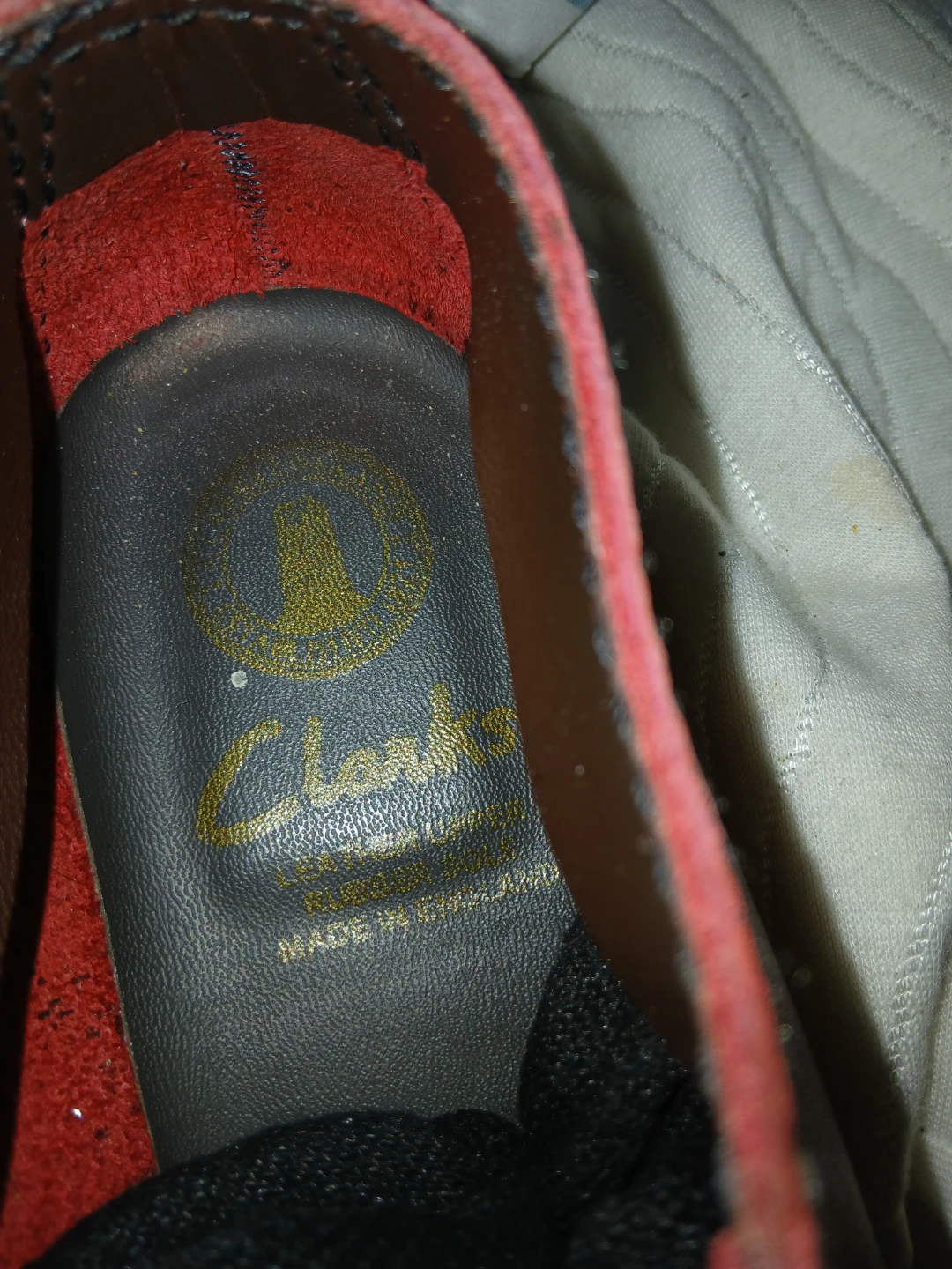 Clarks Red Leather Shoes - photo 2