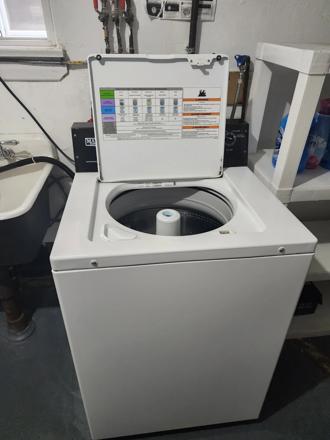 MAYTAG FRONT- LOAD WASHER - photo 2