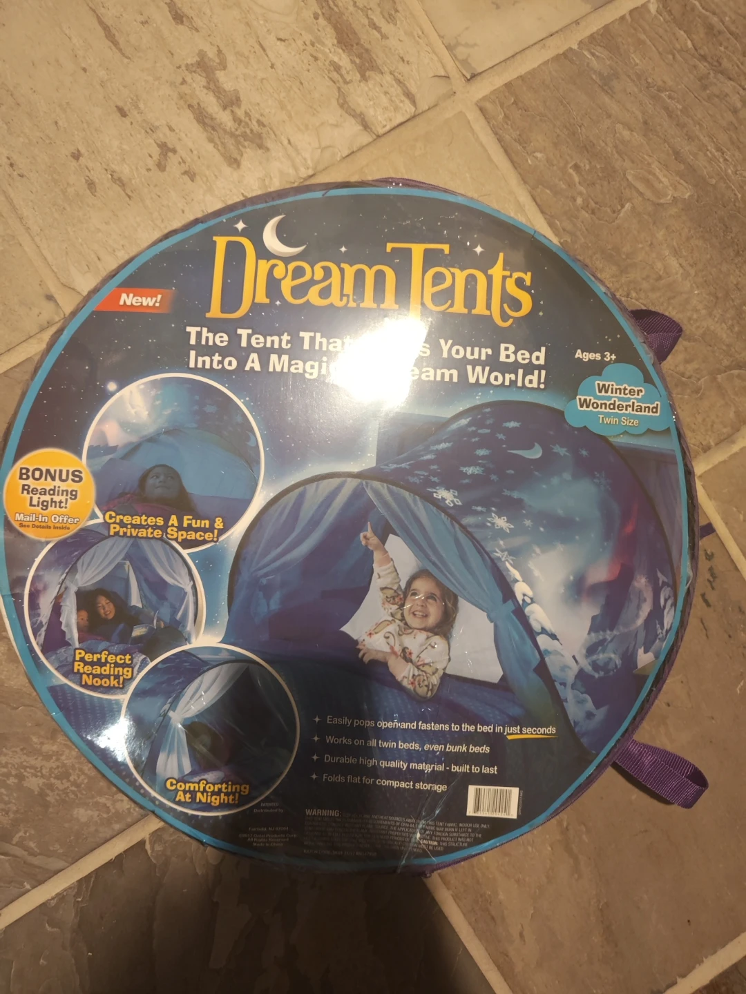 Dream Tents Winter Wonderland Twin Size Bed Tent