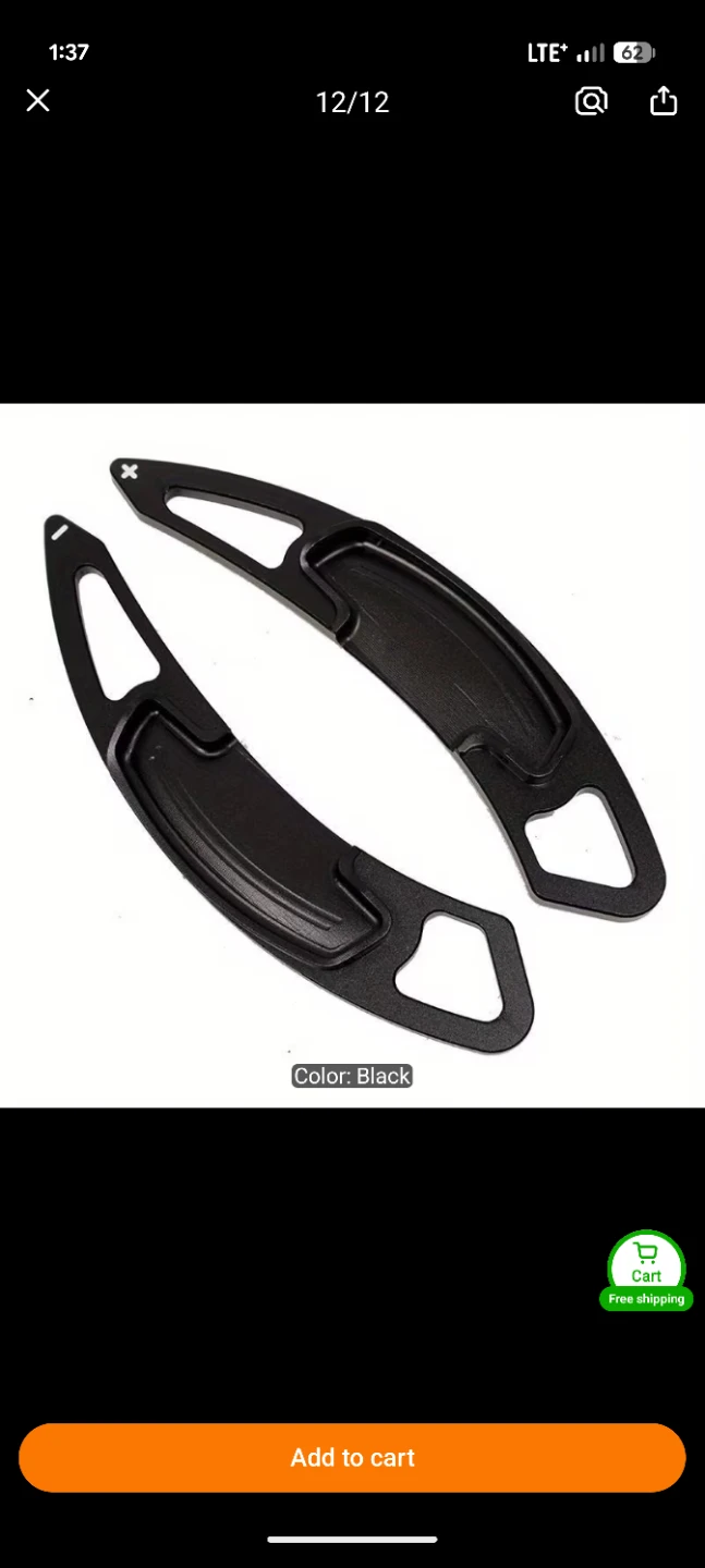 Steering Wheel Paddle Shifters
