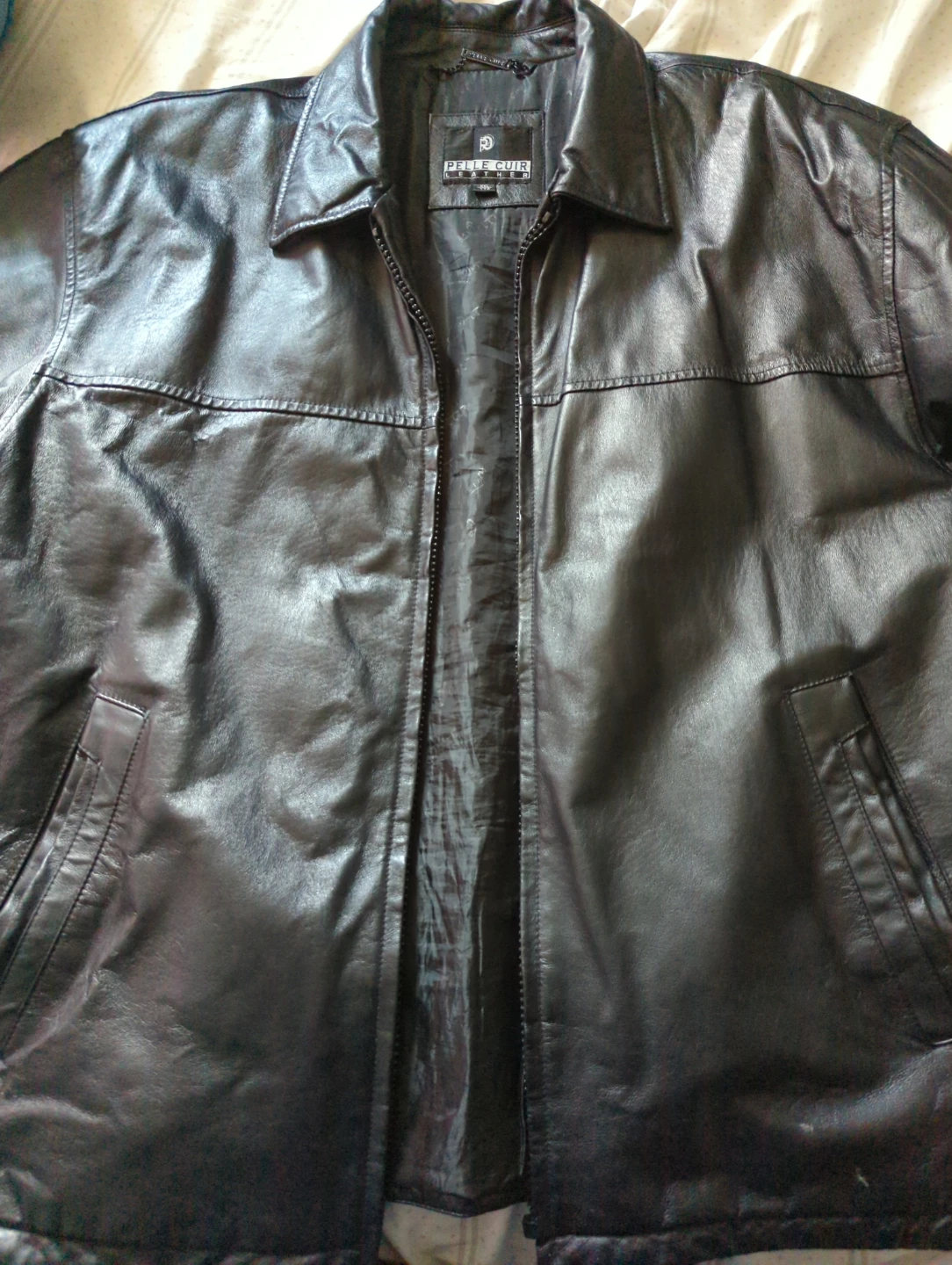 Pelle Cuir Black Leather Jacket