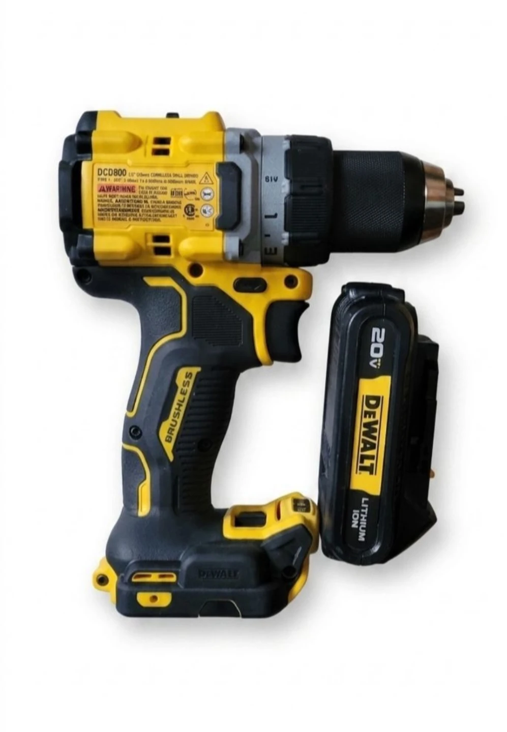 DeWalt DCD800 Cordless Drill/Driver with 20V Battery