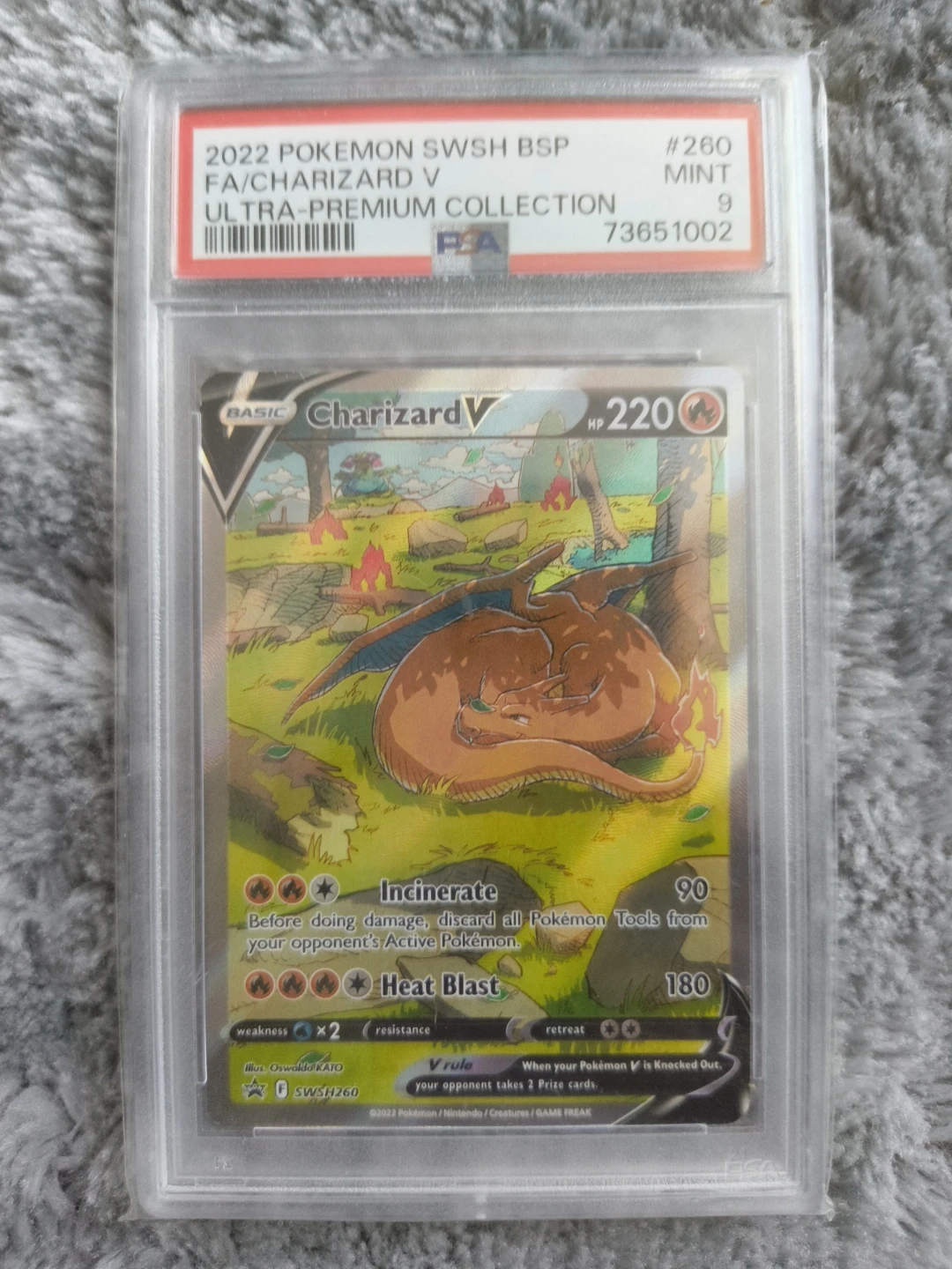 2022 Pokemon Charizard V Ultra-Premium Collection Card - photo 2