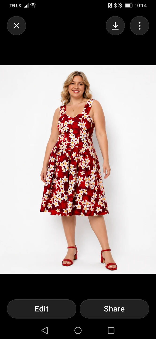 Royal creations Hawaiian sundress large